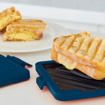 Laser Heatwave Tech Microwave Toastie Maker Blue