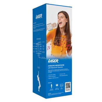 Laser Karaoke Microphone Transcendent Pink