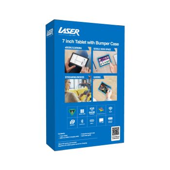 Laser 7-inch Tablet 4GB 64GB with Blue Case