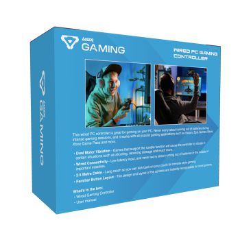 Laser Gaming Wired PC Controller - Black