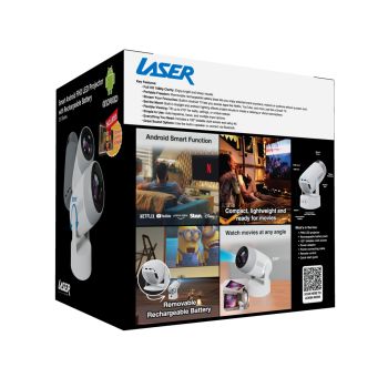 Laser Android LED Projector with Battery 1080p