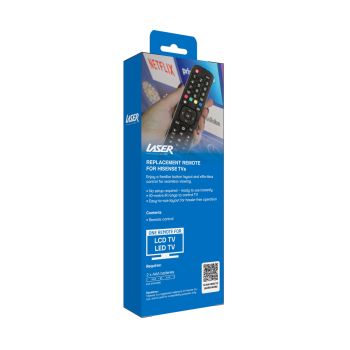 Laser Remote Control for Hisense TV Black