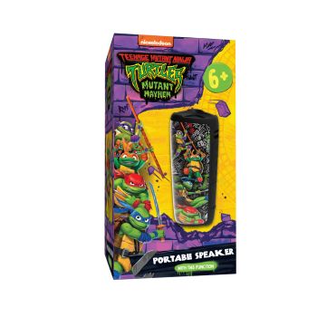 TMNT Portable Bluetooth Speaker 10W Black