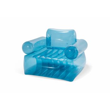Intex Transparent Blue Inflatable Armchair 66503