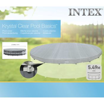 Intex Deluxe Pool Cover for 18' Round Swimming Pools 28041