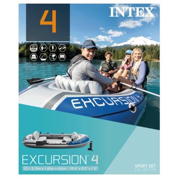 Intex Excursion 4 Boat Set 68324