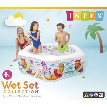 INTEX Deluxe Happy Otter Pool 1191cm x 178cm x x61cm 56493