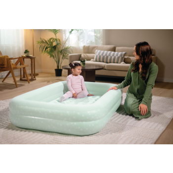 Intex Kidz Inflatable Travel Bed set with Hand Pump - Stars. Great for Travel 66810