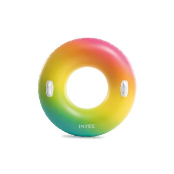 Intex Rainbow Ombre Tube Pool Float 58202