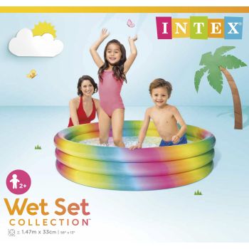Intex RAINBOW OMBRE POOL 147cm 58439