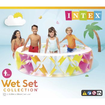 INTEX Pinwheel Swim Centre Pool 229cm x 56cm 56494