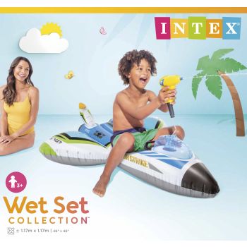 Intex Water Gun Plane Ride-On Pool Toy 57536