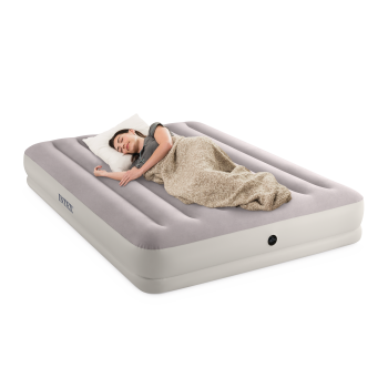 Intex Queen Dura-Beam Prestige Mid-Rise Airbed w/ USB150 Pump- 64179