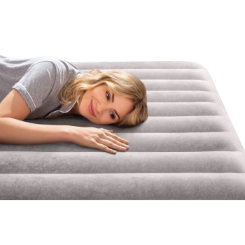 Intex Single (Twin) Dura-Beam Prestige Mid-Rise Airbed w/ USB150 Pump - 64177