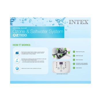 Krystal Clear Ozone and Saltwater Pool Chlorine System QZ1100 - 60,000 Litres 26666