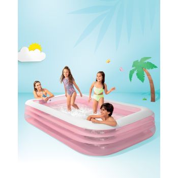 Intex Swim Center Family Inflatable Pool 58487 Pink