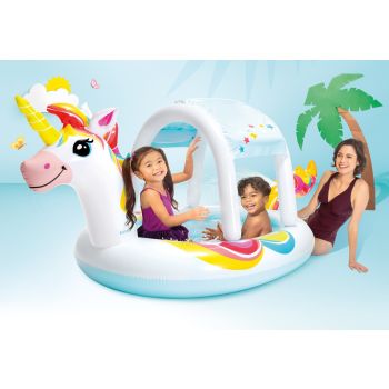 Intex Sun Shade Unicorn Inflatable Spray Pool 58435