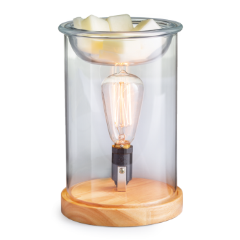 Wood & Glass Vintage Bulb Illumination Warmer