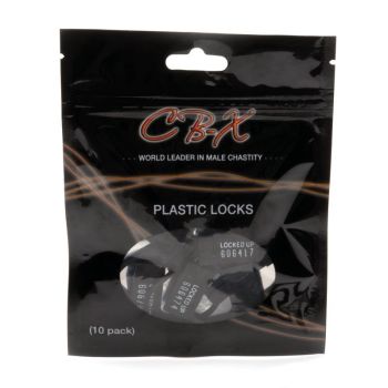 Cb-X Cockcage Plastic Locks 10Pc