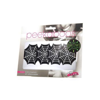 Peekaboo Pasties Glow In The Dark Webs