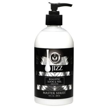 Master Series Jizz Unscented Water Based Lube 16Oz