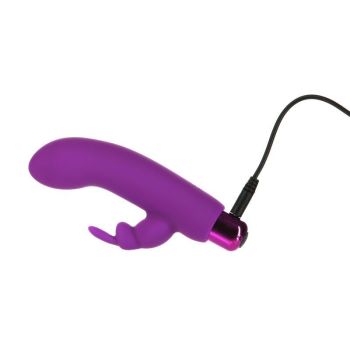 Powerbullet Alices Bunny Rechargeable Bullet W Rabbit Sleeve Purple