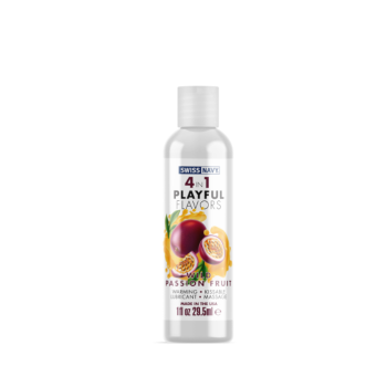 Swiss Navy Playful Flavours 4 In 1 Wild Passion Fruit 4Oz 1Oz. - 4Oz.
