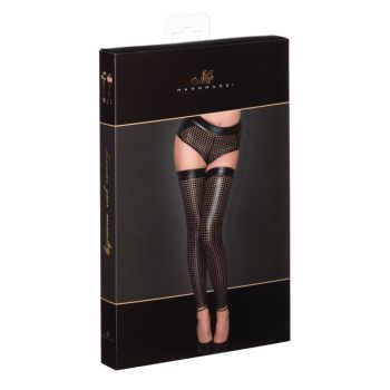 Noir Ladies Lasercut Stockings