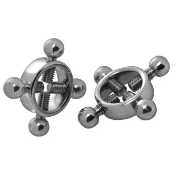 Master Series Rings Fire Stainless Steel Nipple Press Set
