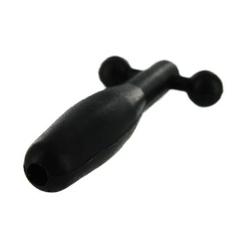 Master Series Silicone Cum Thru Barbell Penis Plug