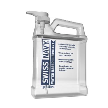 Swiss Navy Water Based Lubricant 1Gal/3.8L