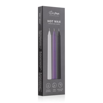 Noir Hot Wax Candles 3Pcs