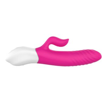 S-Hande Lighter Thrusting Rabbit Vibrator Pink - Purple