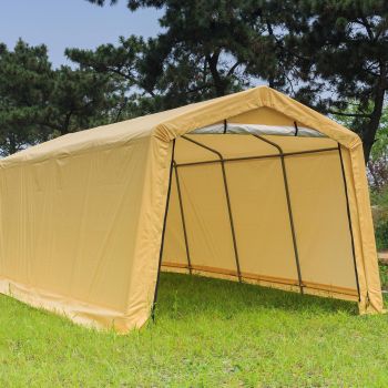 Samland Portable Carport Garage Shelter Canopy Single Size 10x20FT