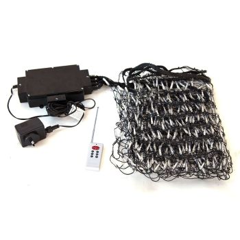 Samland 448 LED Programmable Scrolling Text Message Net Light 2m x 80cm in White