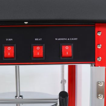 Samland 8OZ Popcorn Machine Maker with Warmer Deck 1350W