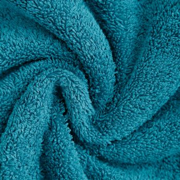 Samland Premium Cotton Washcloths 4-Pack Quick-Dry Face Towels Set-Blue