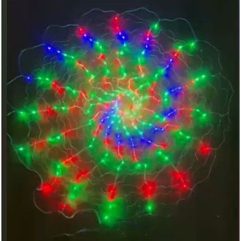 Samland Led Spiral Circle Light for Christmas Decoration Fairy Light Multi Color-256AG