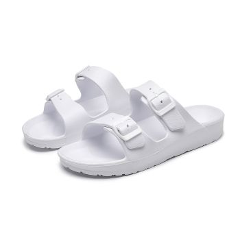 UNISEX BEACH SLIDES 0099 - MEN - White / AUS Ladies6/Men4/EU37/23.5cm