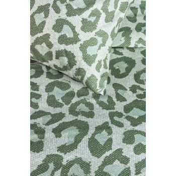 Fabrice Cotton Percale Green Quilt Cover Sets by Bedding House King