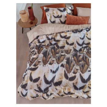 Giselle Cotton Sateen Natural Quilt Cover Sets by Bedding House Queen