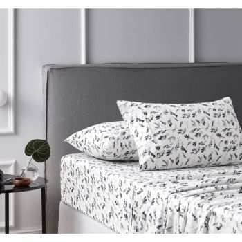 Botanical Cotton Flannelette Sheet Set by Accessorize Single