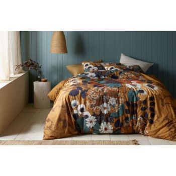 Markle Washed Cotton Printed Quilt Cover Set by Accessorize Queen