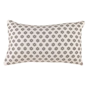 Norah Grey Filled Cushion by Accessorize