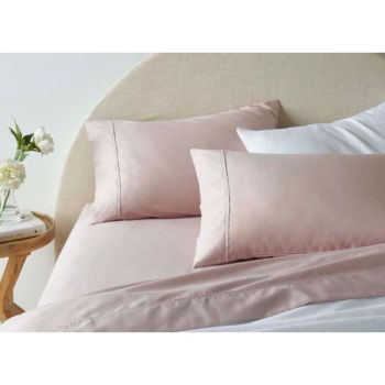 1900Tc Cotton Rich Blush Sheet Set by Accessorize King