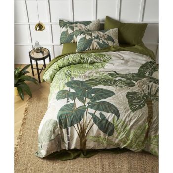 Monkey Palms Printed Quilt Cover Set by Accessorize King