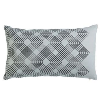 Valence Cotton Grey Cushion by Bedding House