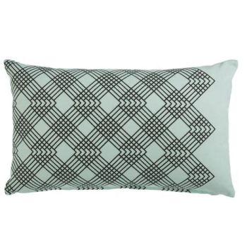 Valence Cotton Mint Green Cushion by Bedding House