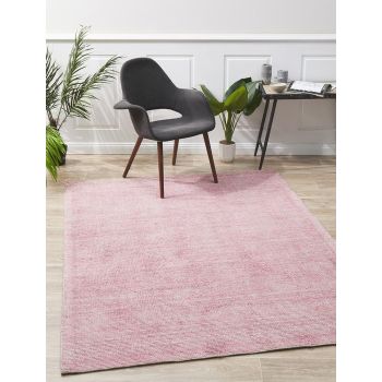 Allure Rose Cotton Rayon Rug by Rug Culture - 225X155CM