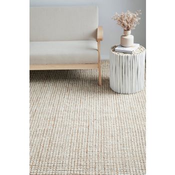 Arabella Natural Runner Rug by Rug Culture - 300X80CM